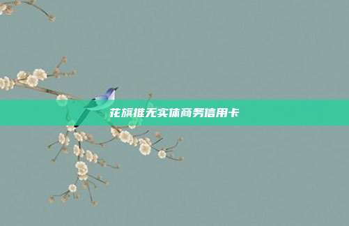 花旗推无实体商务信用卡