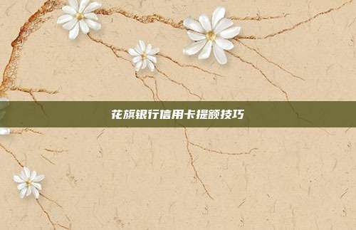 花旗银行信用卡提额技巧